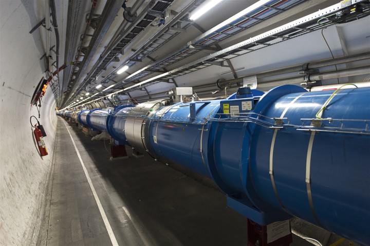 Large Hadron Collider tunnel