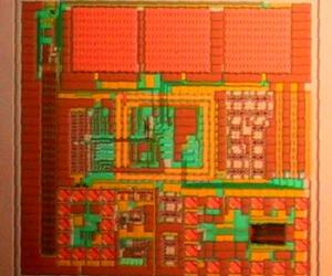 Micrograph: world's first working 3D-IC