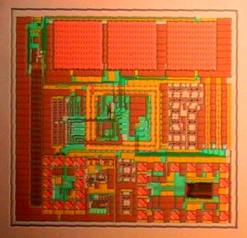 Micrograph: world's first working 3D-IC